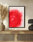 Plakat - Vibrant Red Texture