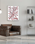 Plakat - Stylized Red Coral