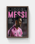 Plakat - Messi nr. 10 - Inter Miami kunst - admen.dk