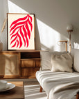 Plakat - Vibrant Red Leaves