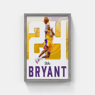 Plakat - Kobe Bryant i bevægelse - admen.dk