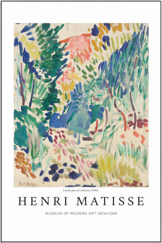 Plakat - Matisse - 1905 hvid kunst - admen.dk
