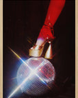 Plakat - Groovy Shoe and Disco Ball - Admen.dk