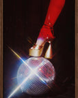 Plakat - Groovy Shoe and Disco Ball - Admen.dk