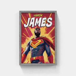 Plakat - Lebron James superhelt - admen.dk