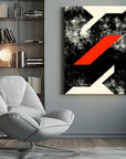 Canvas - Bold Red Geometric