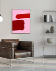 Plakat - Crimson Strokes