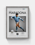 Plakat - Diego Maradona Napoli look - admen.dk