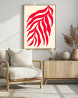Plakat - Vibrant Red Leaves