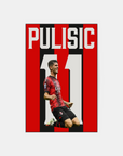 Plakat - Christian Pulisic kunst - admen.dk