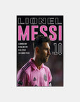 Plakat - Messi nr. 10 - Inter Miami kunst - admen.dk