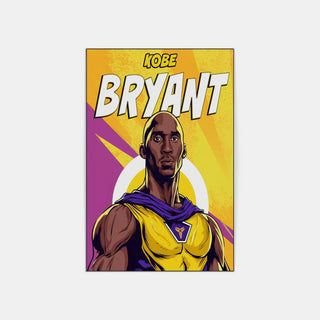 Plakat - Kobe Bryant superhelt - admen.dk