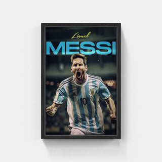 Plakat - Lionel Messi Argentina kunst - admen.dk