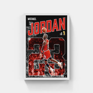 Plakat - Michael Jordan i flyvende fart - admen.dk