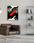 Plakat - Bold Red Geometric