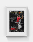 Plakat - Lebron James i aktion - admen.dk