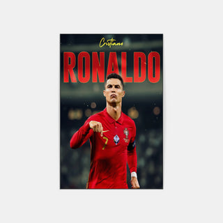 Plakat - Cristiano Ronaldo kunst - admen.dk