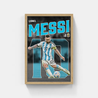 Plakat - Lionel Messi i sparkehumør - admen.dk