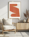 Plakat - Orange Silhouette