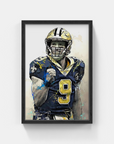 Plakat - Drew Brees - admen.dk