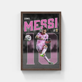 Plakat - Messi Inter Miami kunst - admen.dk