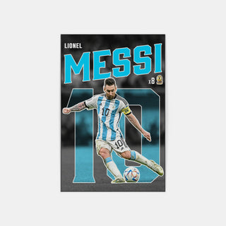 Plakat - Lionel Messi i sparkehumør - admen.dk