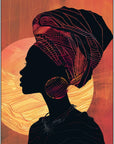 Plakat - Afrikansk kvinde grace kunst - Admen.dk