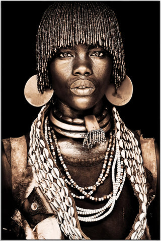 Plakat - Afrikansk mand fotokunst - admen.dk