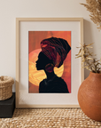 Plakat - Afrikansk kvinde grace kunst - Admen.dk