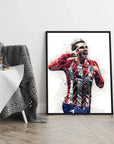 Plakat - Antoine Griezmann style - Admen.dk