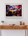 Plakat - Audi R8 streetkunst - Admen.dk