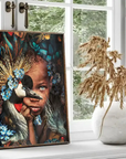 Plakat - Blue diamond eyes - Admen.dk