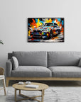 Plakat - BMW M5 streetkunst - Admen.dk