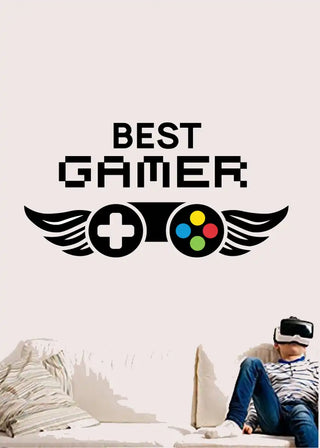 Wallsticker - Best Gamer - admen.dk