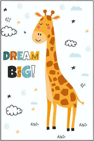 Plakat - Big dream giraf