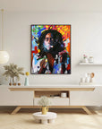 Plakat - Bob Marley grafisk look - Admen.dk