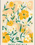 Plakat - Bologna natur - Flower market - admen.dk