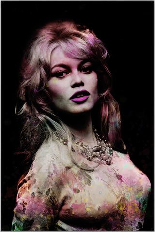 Plakat - Brigitte Bardot portræt - admen.dk