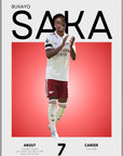 Plakat - Bukayo Saka – Arsenal’s Rising Star