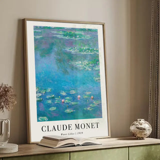 Plakat - Claude Monet - Water Lilios 1919 kunst - admen.dk