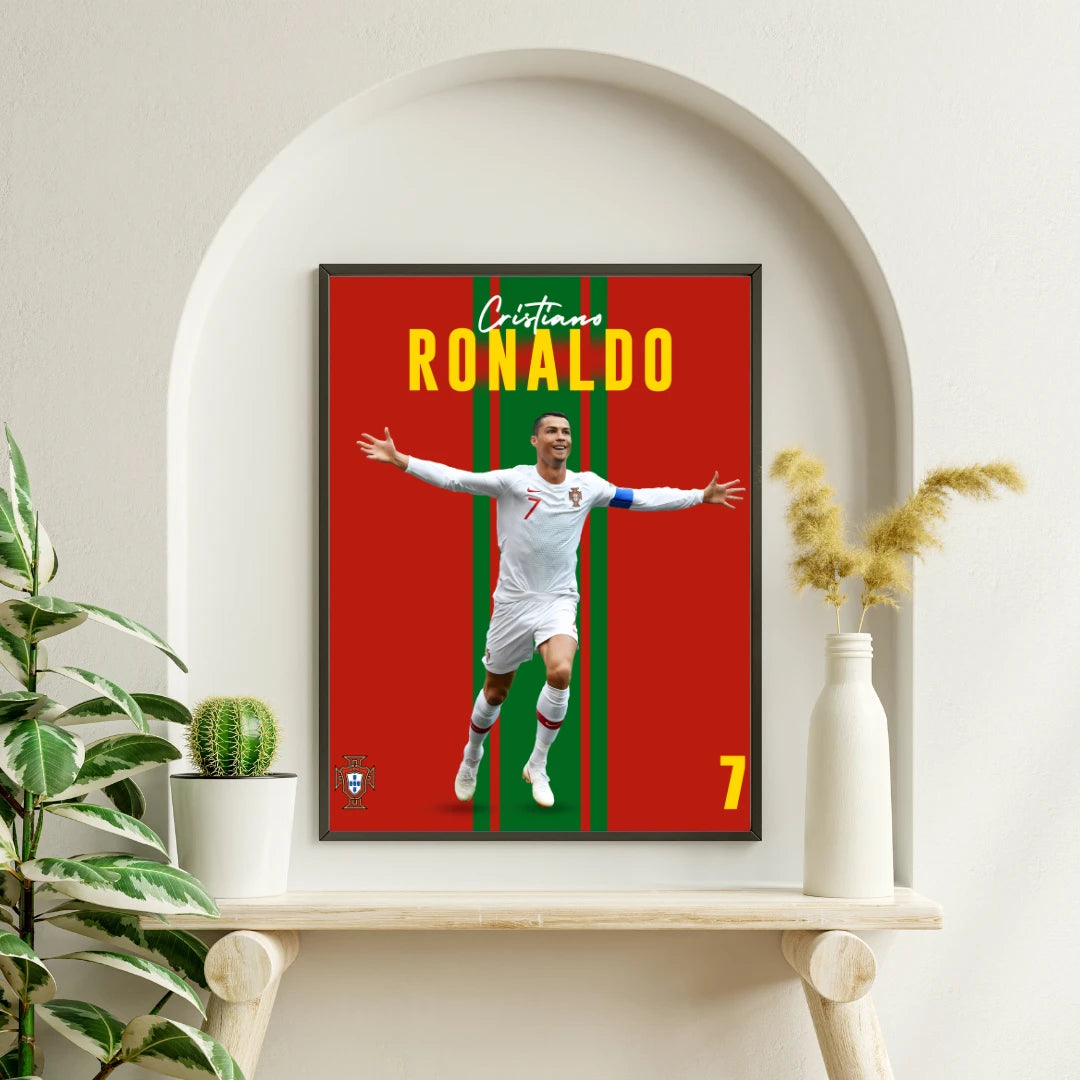 Plakat - Cristiano Ronaldo i godt humør - Admen.dk