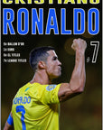 Plakat - Cristiano Ronaldo i kampgejst - admen.dk