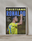 Plakat - Cristiano Ronaldo i kampgejst - Admen.dk