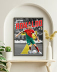 Plakat - Cristiano Ronaldo spilleklar - Admen.dk