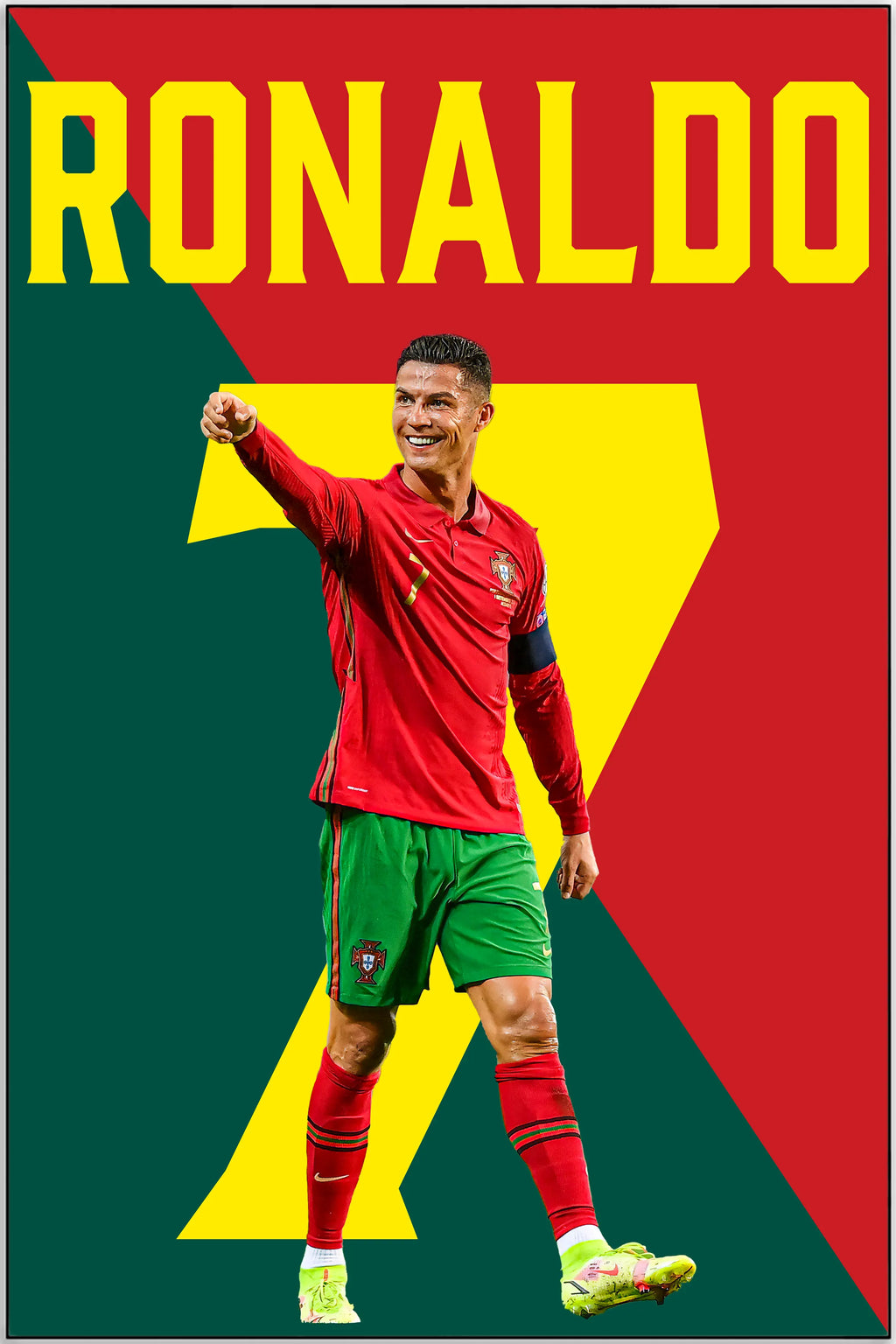Plakat - Cristiano Ronaldo stolt | Admen.dk