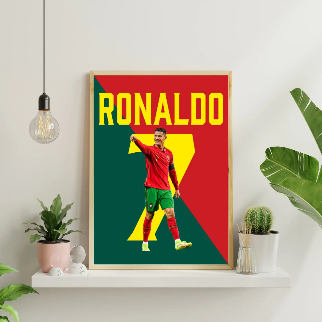 Plakat - Cristiano Ronaldo stolt - Admen.dk
