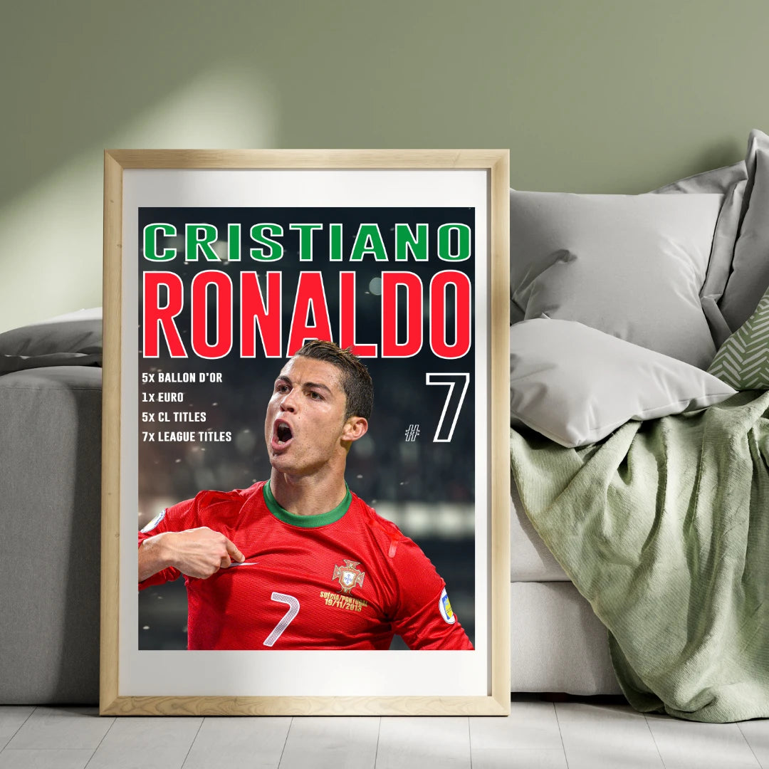 Plakat - Cristiano Ronaldo style - Admen.dk