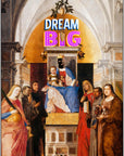 Plakat - Dream big vintage - admen.dk