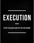 Plakat - Execution noun citat - Admen.dk