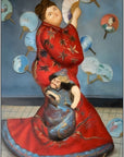 Plakat - Fernando Botero - japansk kvinde kunst - admen.dk